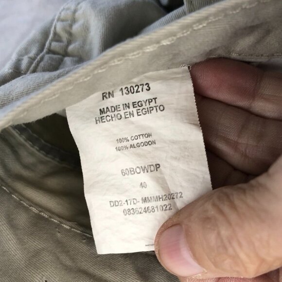 Wrangler Mens Cargo Shorts Size 40 Khaki Casual Outdoors Flat Front Classic - Picture 2 of 10